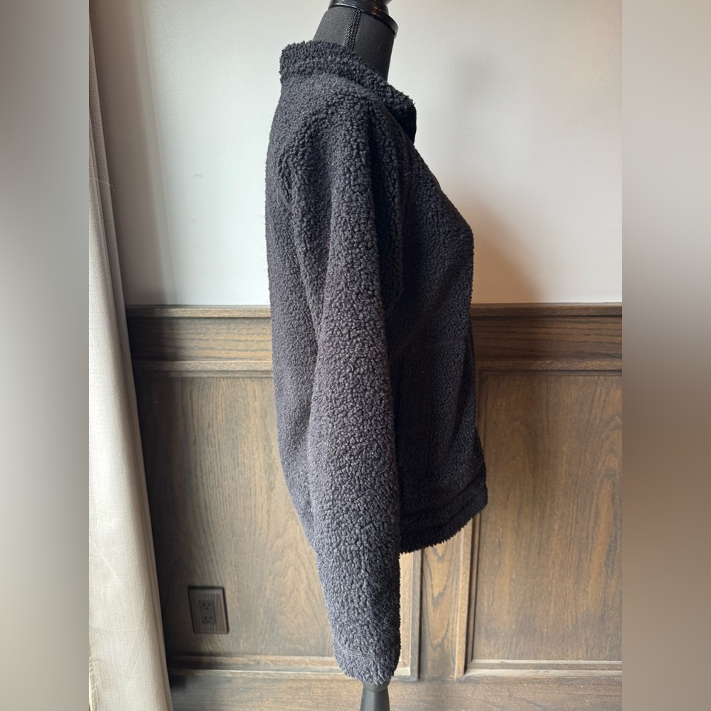 The North Face Ridge Fleece Teddy Full Zip Women's size XSmall Black - Picture 4 of 8